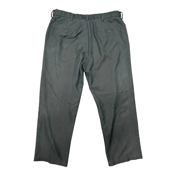 Haggar Gray Men’s Dress Pants 36x29 Polyester Blend - Picture 6 of 14